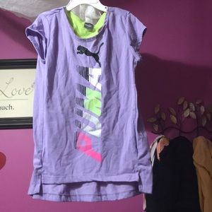 puma shirt with tank inside